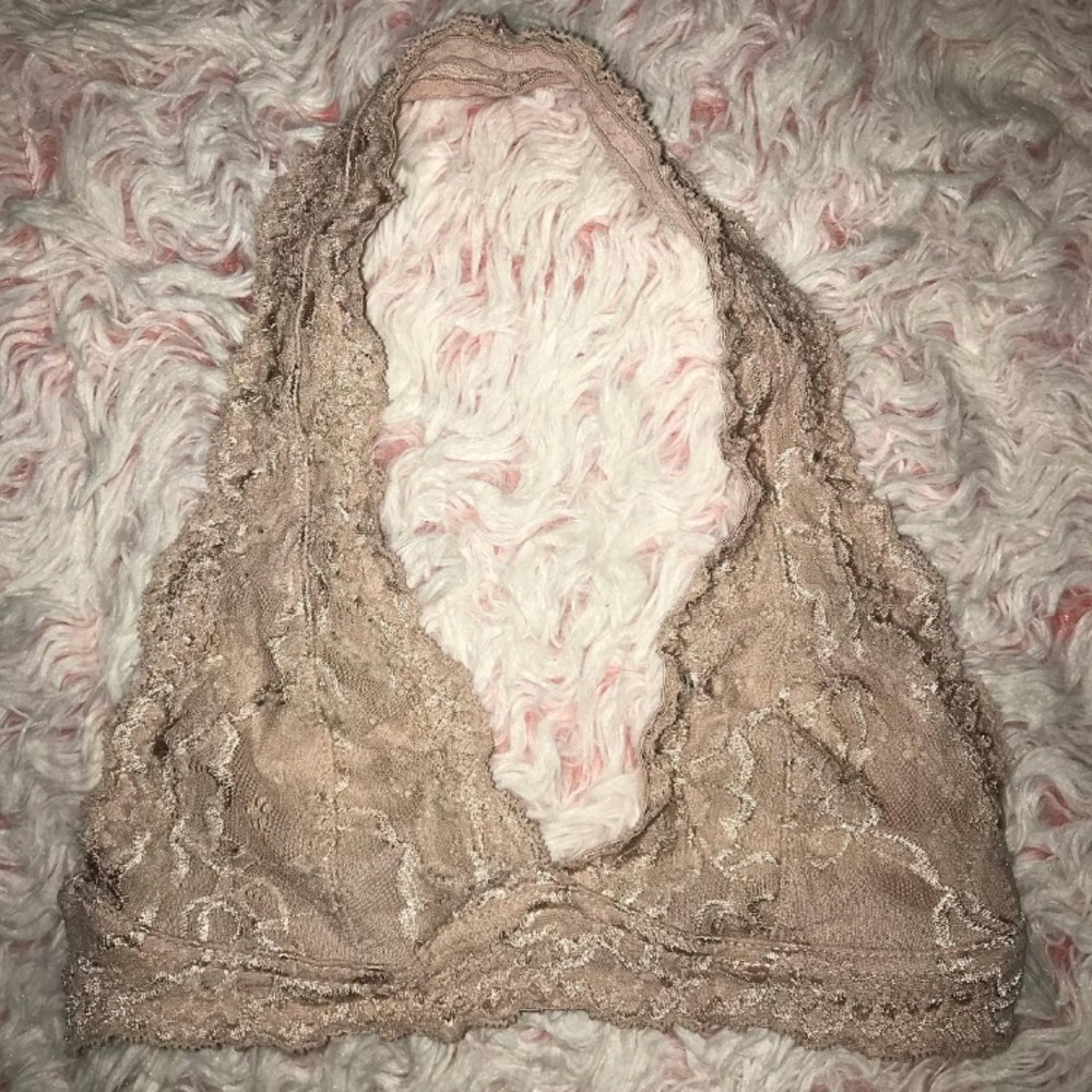 Rose gold bralette